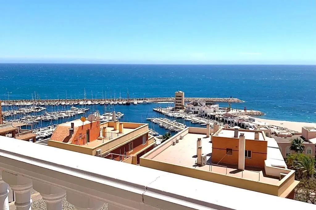 Panoramic Sea Views With Balcony, Air Conditioning And Parking Aguadulce (Almeria)
