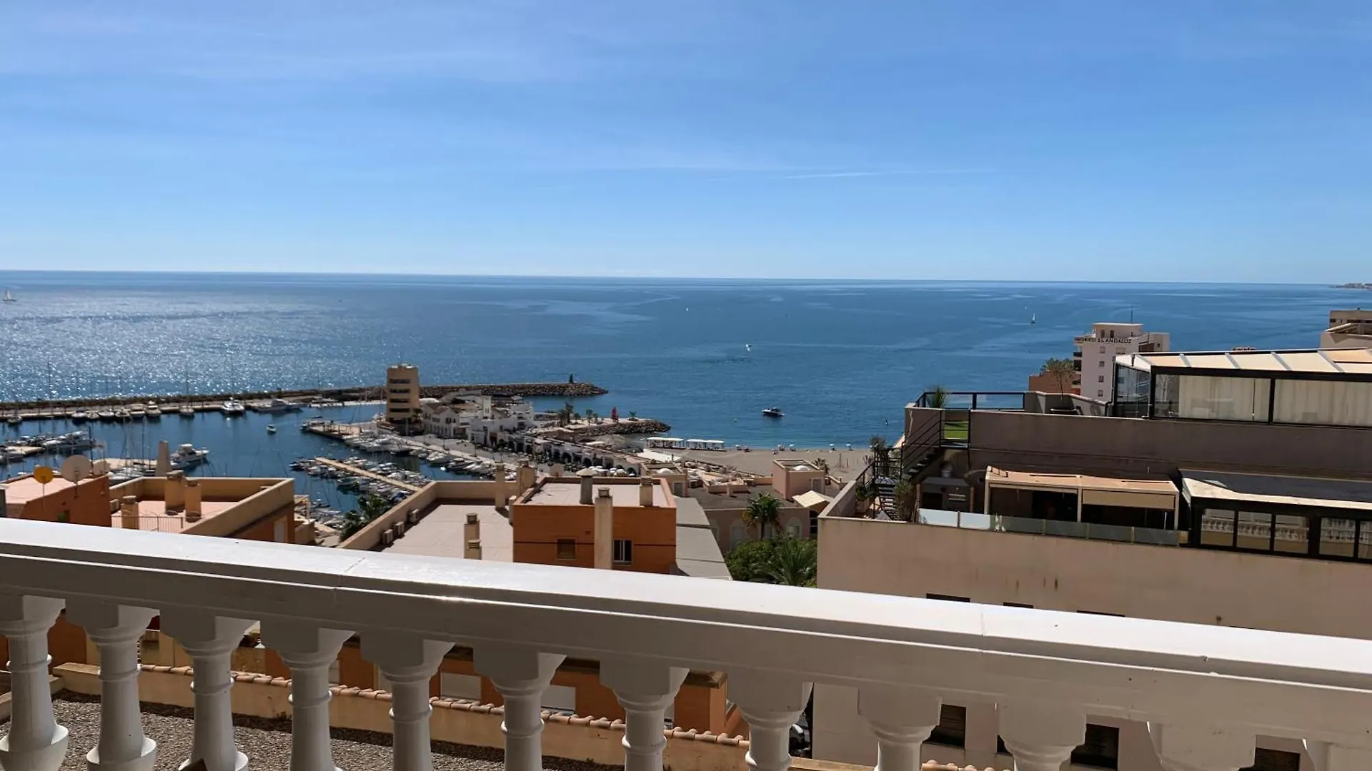 Panoramic Sea Views With Balcony, Air Conditioning And Parking Aguadulce (Almeria)